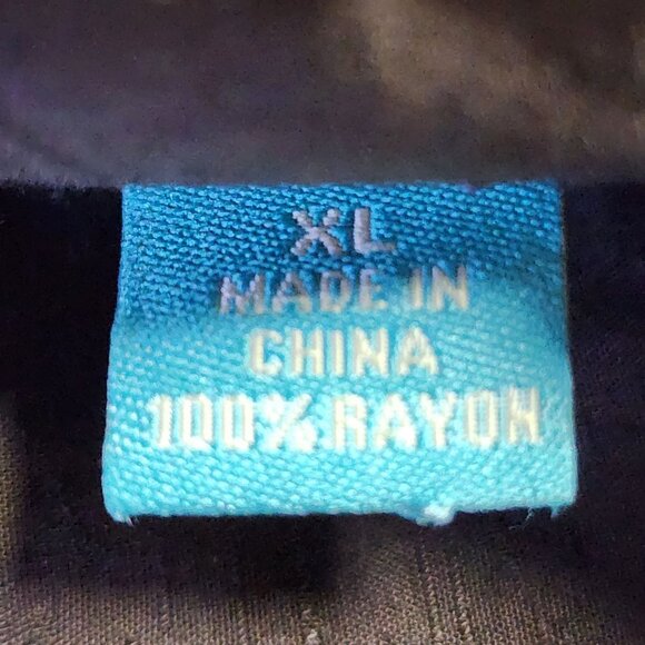 Tommy Bahama Vintage Relax Dragon & Floral Print Shirt, Men's XL - Picture 5 of 8